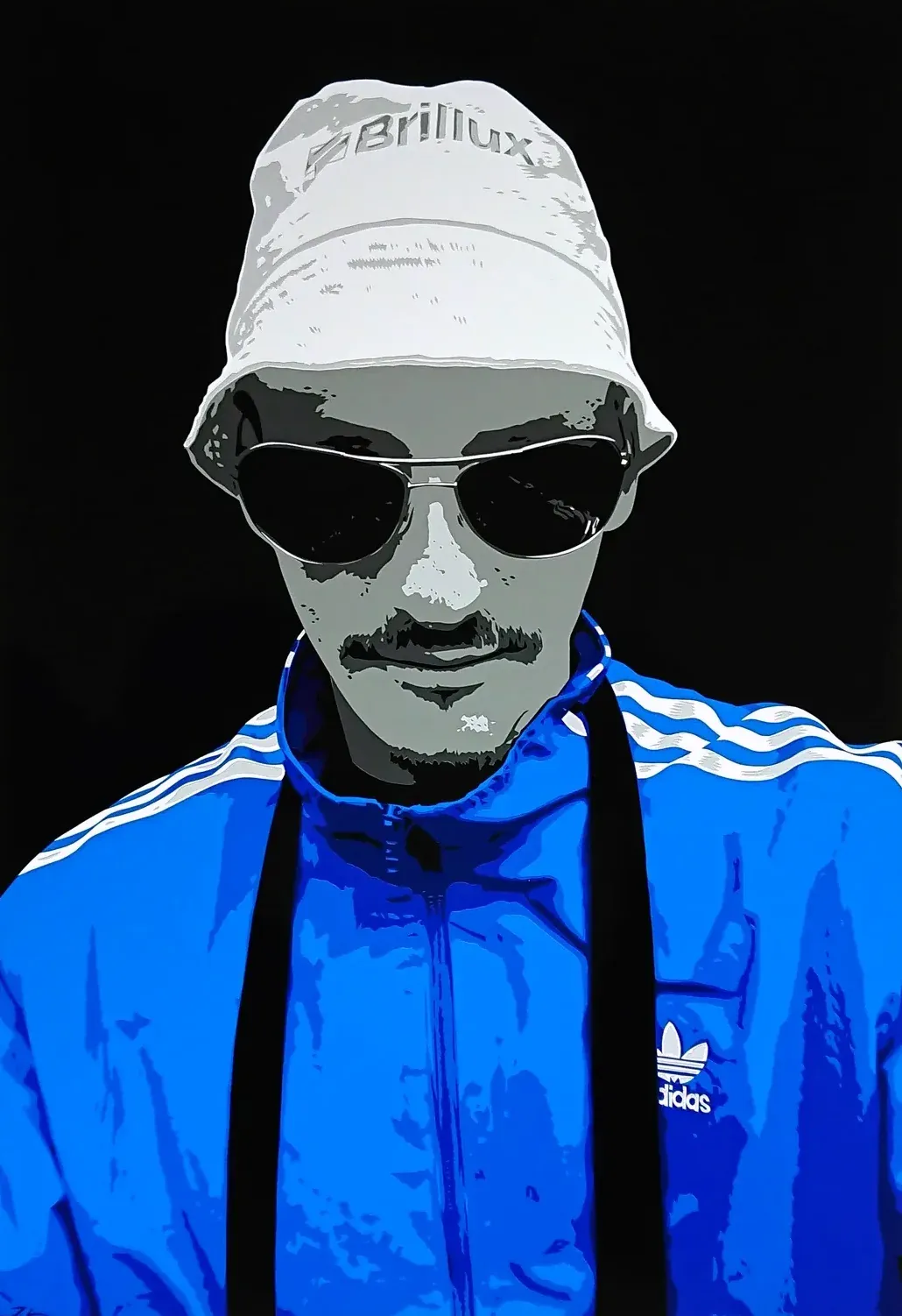 Artist, Folienkunst von John Layers, 2021