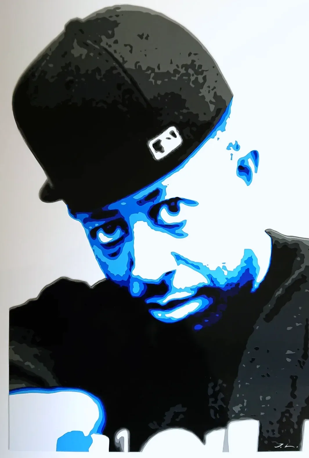 DJ Premier, Folienkunst von John Layers, 2020