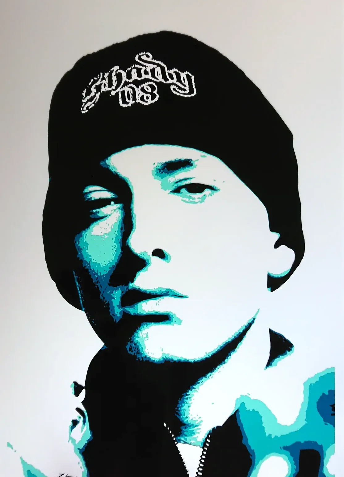 Eminem, Folienkunst von John Layers, 2020