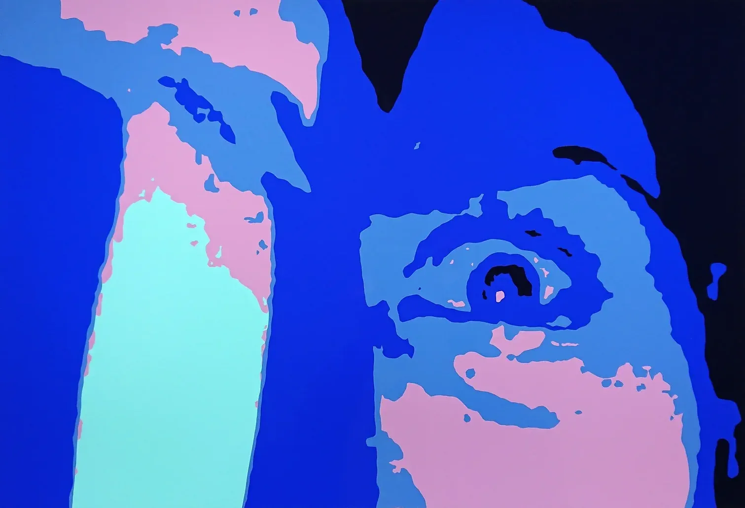 Eye, Folienkunst von John Layers, 2021
