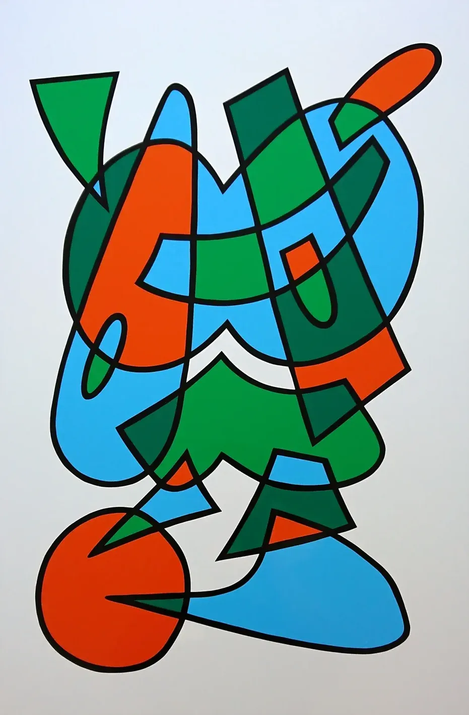 Fragments 4, Folienkunst von John Layers, 2024