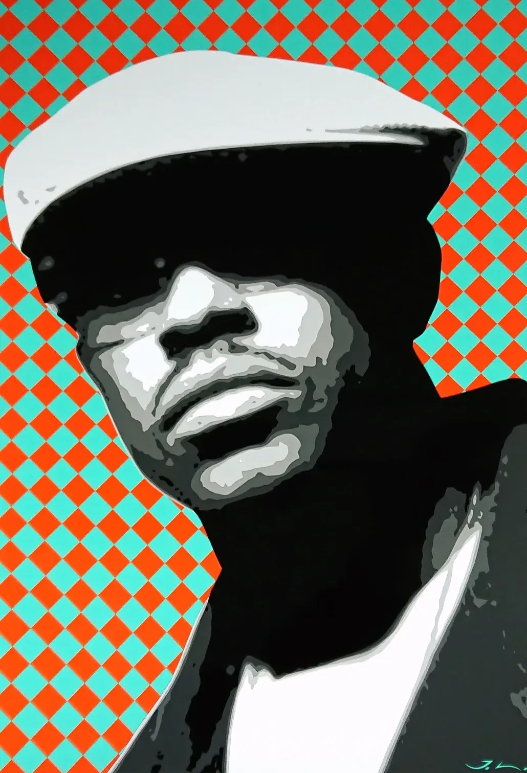 Guru, Folienkunst von John Layers, 2020