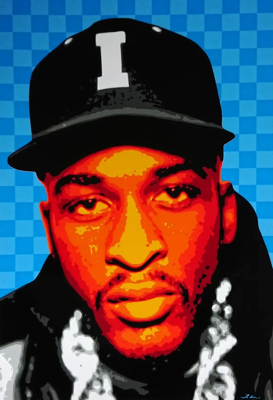 Rakim, Folienkunst von John Layers, 2020
