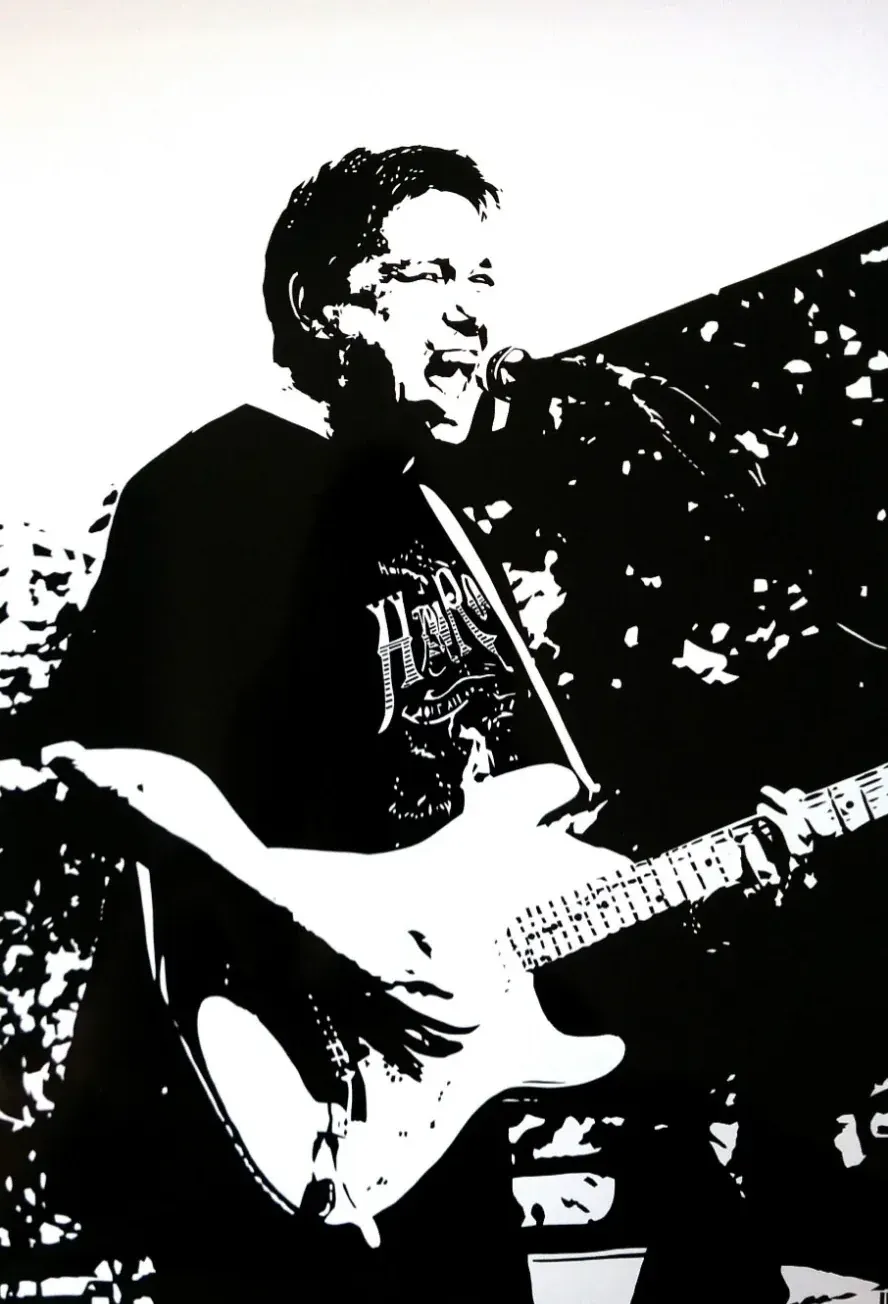 Rock 'n' Roll, Folienkunst von John Layers, 2014