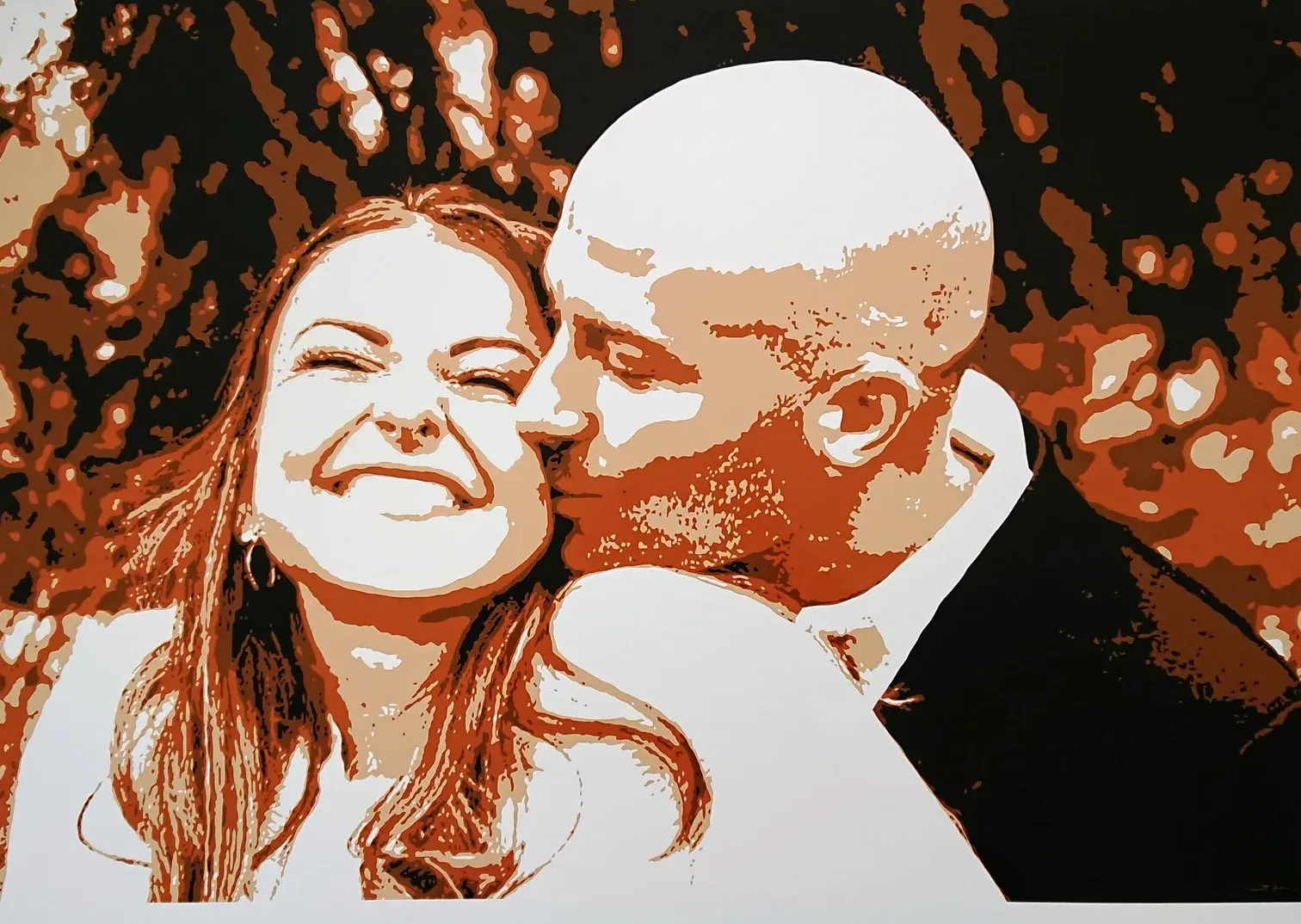 Wedding, Folienkunst von John Layers, 2023